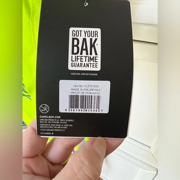 CamelBak Safety Yellow/Navy 2.0 Hydration Pack - Picture 13 of 14